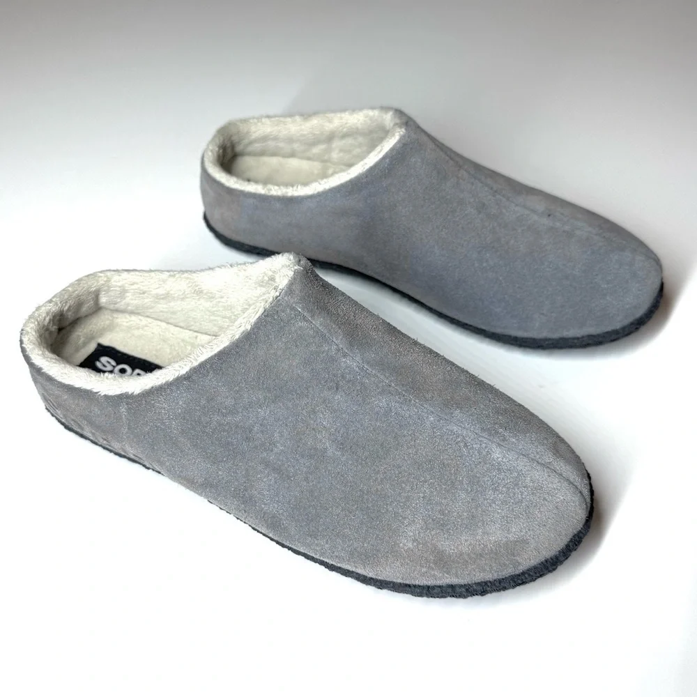 Sorel Kids Lanner Ridge Gray Slippers Size- 3